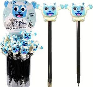 36 Pieces Yeti Action Pens - Premium Quality Pens for Smooth Writing