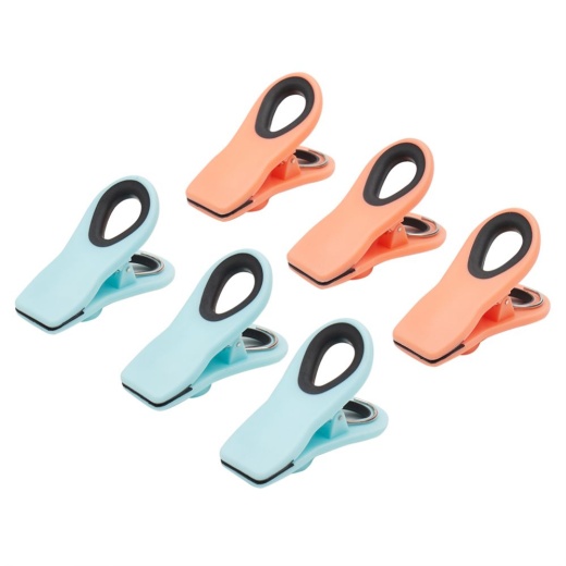 24 Pieces Home Basics Magnetic Bag Clips, Set of 6 - Kitchen Essentials
