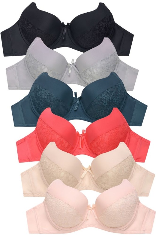 288 Pieces Mamia Ladies Full Cup Plain Lace Bra - Elevate Your Lingerie Game!