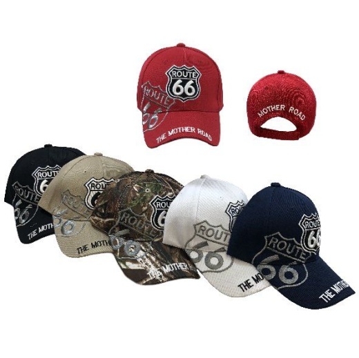 36 Pieces Route 66 Ball Cap Shadow The Mother Road - Baseball Caps & Snap Backs