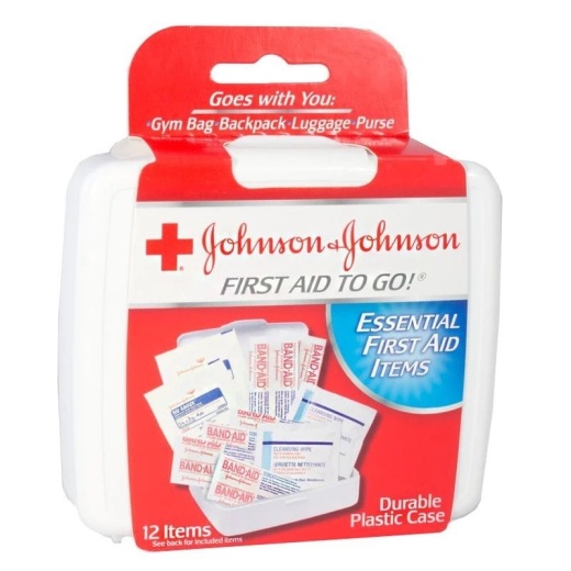 48 Sets Johnson & Johnson First Aid Kit - 12 Piece Set - Hygiene Kits For Donation