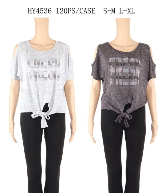 48 Pieces Womens Summer Fresh Printed Tee - Women's T-Shirts