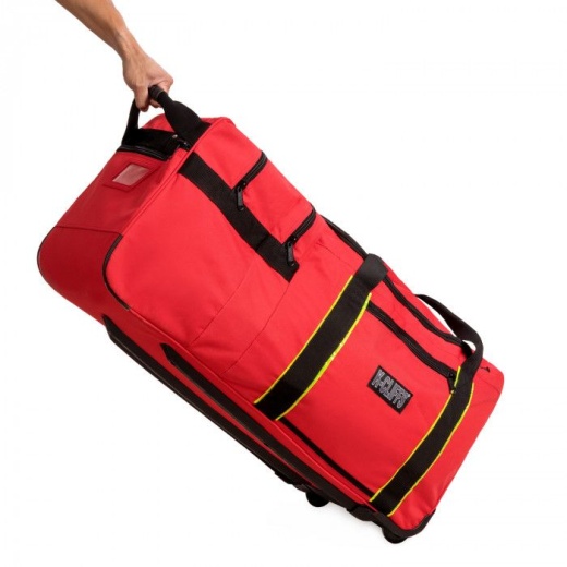 4 Pieces Rolling Firefighter Gear Bag Fireman Equipment Duffel With Wheels