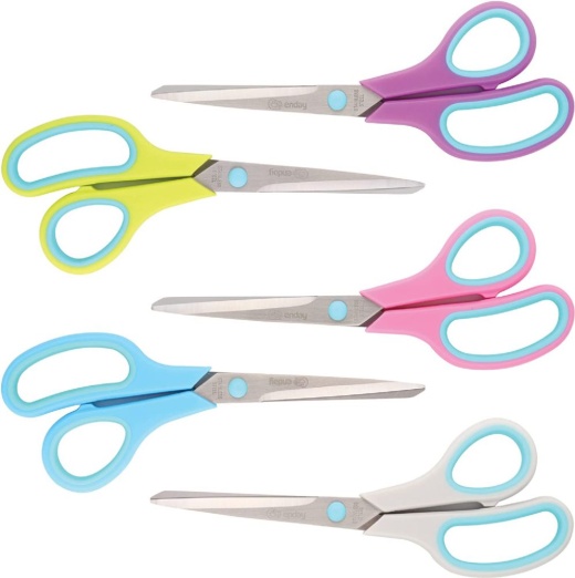 12 Pieces 8" Scissors Purple - High-Quality Scissors for All Your Needs