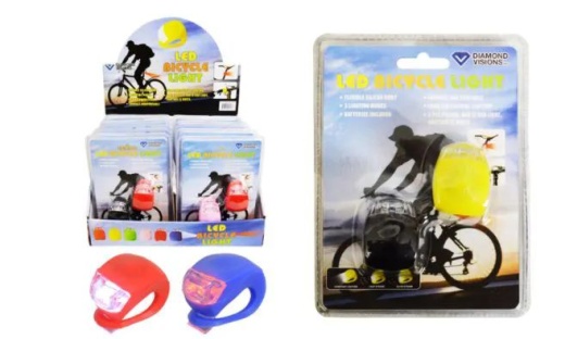 24 Pieces Led Bike Light Set - Safe Biking at Night