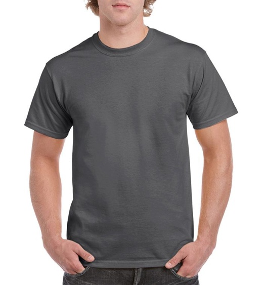 36 Pieces Unisex Gildan Dark Heather Cotton T-Shirt, Size Small - Mens T-Shirts