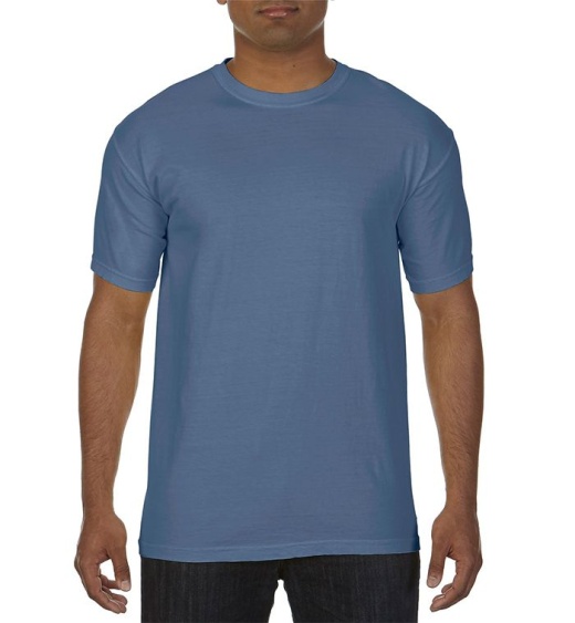 24 Pieces Men's Blue Jean Short Sleeve T-Shirts, Size Medium - Mens T-Shirts