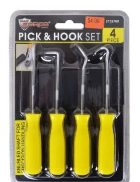 24 Pieces Pick And Hook Set 4 Piece - Screwdrivers and Sets