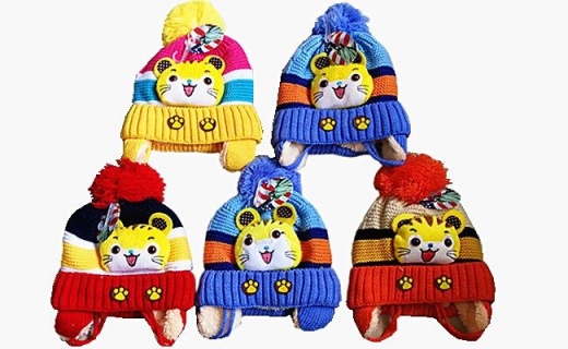 36 Pieces Winter Warm Kids Animal Hat With Earcuff Cap - Winter Animal Hats