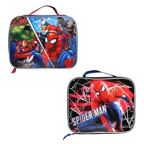24 Pieces Kids Lunch Box in Assorted Superhero Character Designs - Lunch Bags & Accessories