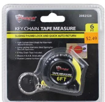48 Pieces Keychain Tape Measure 6 Foot