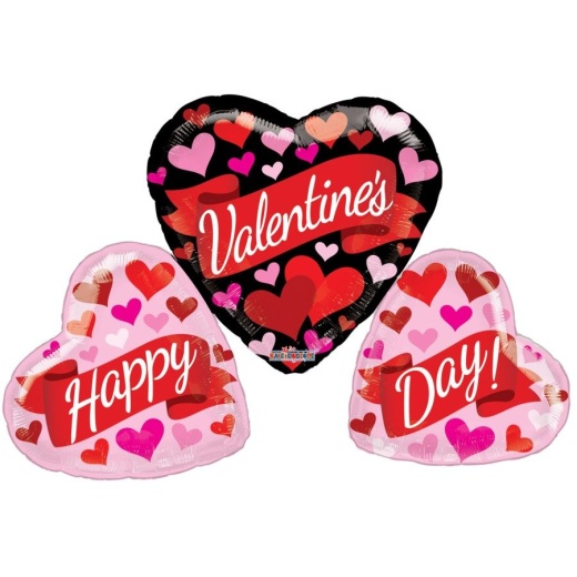 15 Pieces Valentine Heart Shaped Balloons - Valentine Decorations