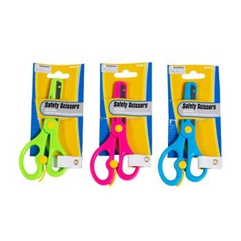 48 Pieces Student Safety Scissors - Pink/Blue/Green - 5.12 Inch