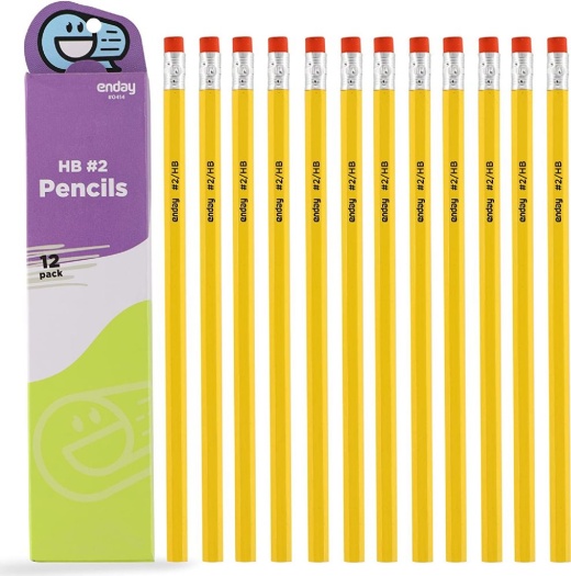 12 Pieces #3 Premium Yellow Pencil (12/Pack) - Pens & Pencils