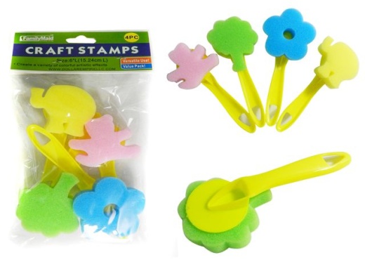 48 Pieces Craft Stamp w/Handles