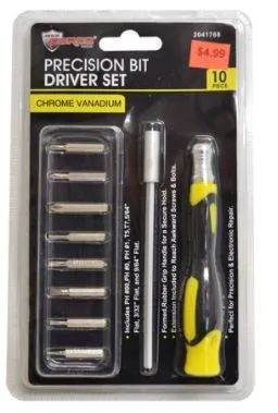 24 Pieces Precision Bit Driver Set 16 Piece - Screwdrivers and Sets