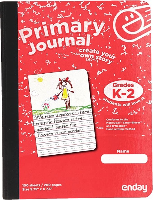 48 Pieces Composition Book Primary Journal 100 Ct., Red