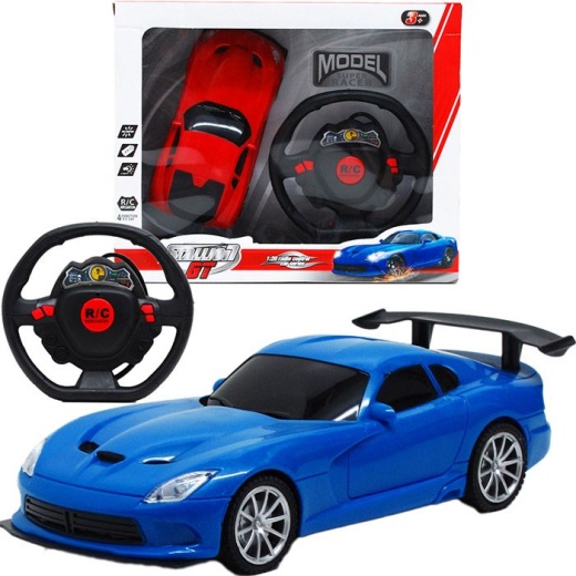 12 Pieces 4Ch 8" B/O R/C Car In Window Box, 3 Assrt Clrs - Cars, Planes, Trains & Bikes