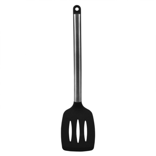 24 Pieces Home Basics Stainless Steel Silicone Slotted Spatula