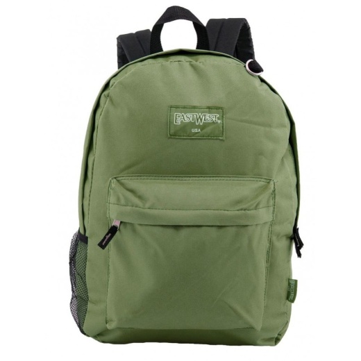 24 Pieces 18" Classic Olive Backpacks with Side Mesh Water Bottle Pocket