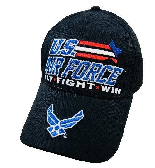 12 Pieces Licensed Us Air Force Hat Fly Fight Wine - Baseball Caps & Snap Backs