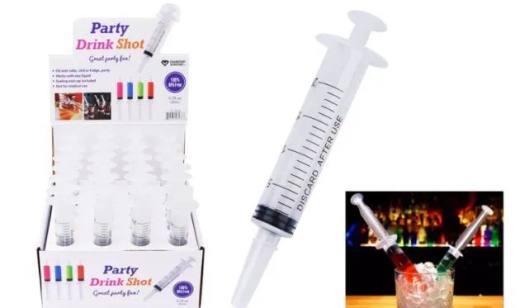 48 Pieces Party Drink Shot Syringe - Kitchen Essentials