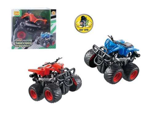 48 Pieces Friction Monster ATV Cars Planes Trains & Bikes