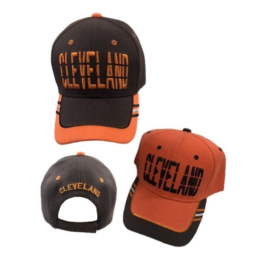 24 Pieces Cleveland Hat Window Shade Font - Baseball Caps & Snap Backs