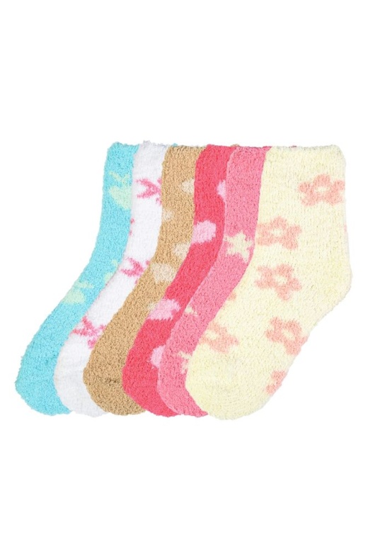 120 Pairs Women's Patterned Plush Soft Socks Size 9-11 - Womens Fuzzy Socks
