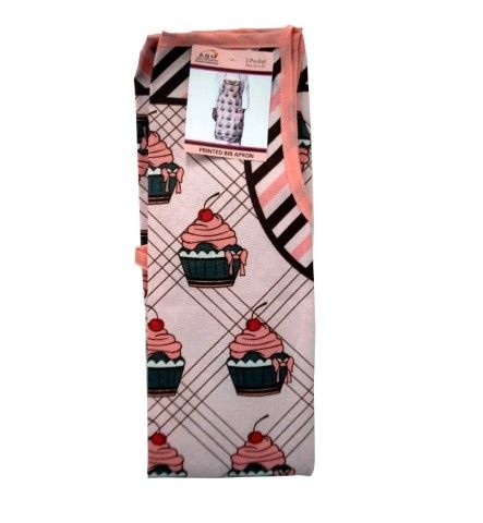 72 Pieces Pink Cupcake Style Apron 22X32in - Kitchen Aprons