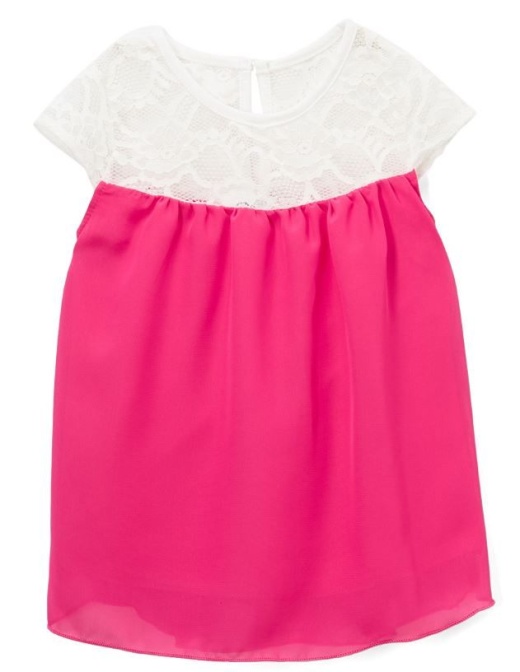 6 Pieces Girls' Special Occasion Blouse, Size 7-14 - Girls Tank Tops And Tee Shirts