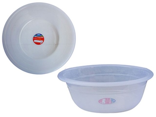 24 Pieces Round Jumbo Basin - Plastic Bowls and Plates