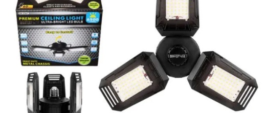4 Pieces COB LED Garage Light Plastic 3500 Lumens - Lamps and Lanterns