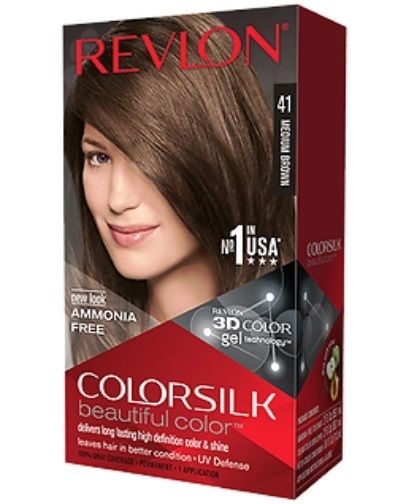 12 Pieces Color Silk Hair Color #41 Medium Brown - Personal Care Items