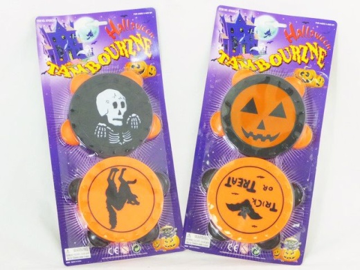 72 Pieces Hwn Tambourine - Halloween