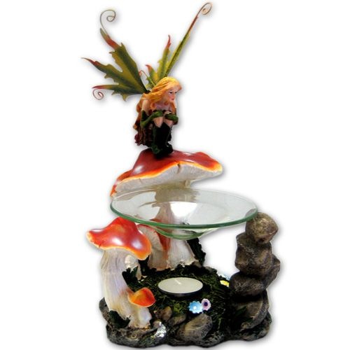 12 Pieces Mushroom Fairy Tea Light Burner - Candles & Accessories