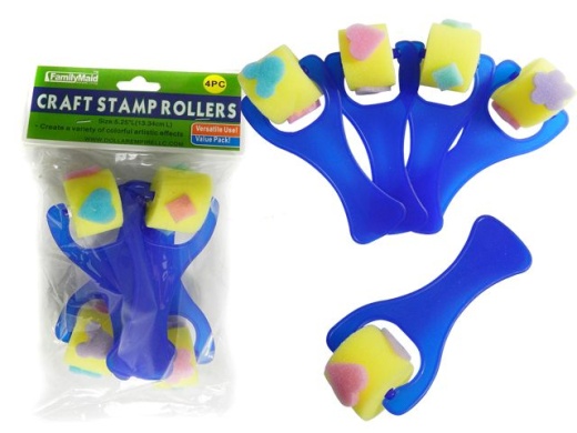 144 Pieces 4 Pc Craft Stamp Rollers - Craft Tools