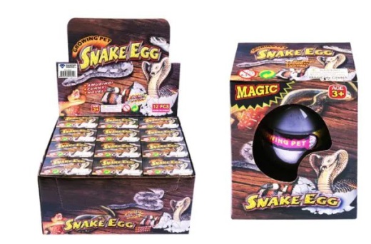 72 Pieces Matching Hatching Growing Snake Egg - Educational Toys for Kids