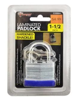 24 Pieces Laminated Padlock 1.5 Inch - Padlocks and Combination Locks