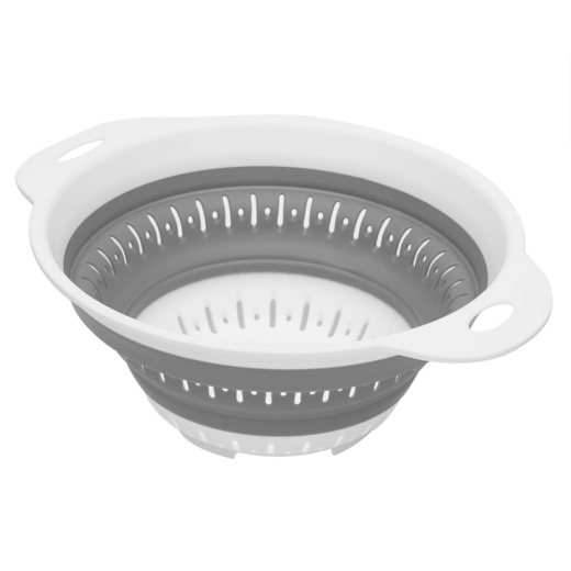 24 Pieces Home Basics Small Collapsible Colander, Grey - Kitchen Gadgets & Tools