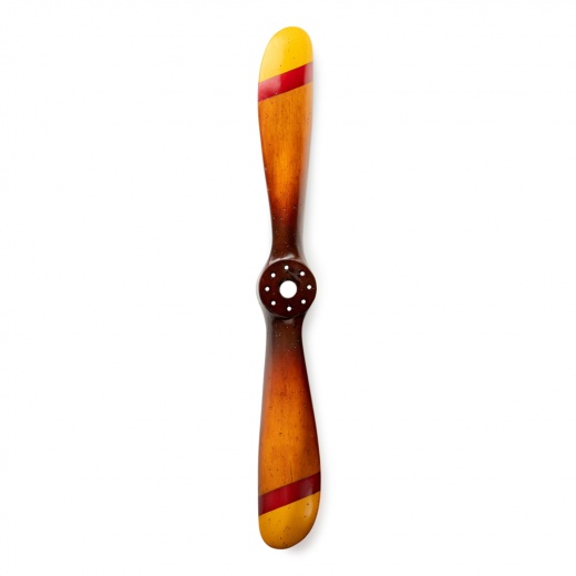 Small Propeller, Red/Gold - Vintage Decorative Piece