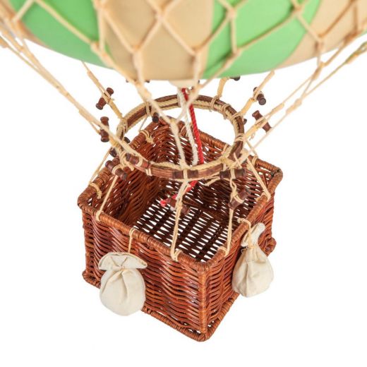 Jules Verne, True Green - Unique Hot Air Balloon Decorative Model