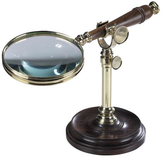 Magnifying Glass With Stand - Buy Online | Distressed French Finish in Bronze