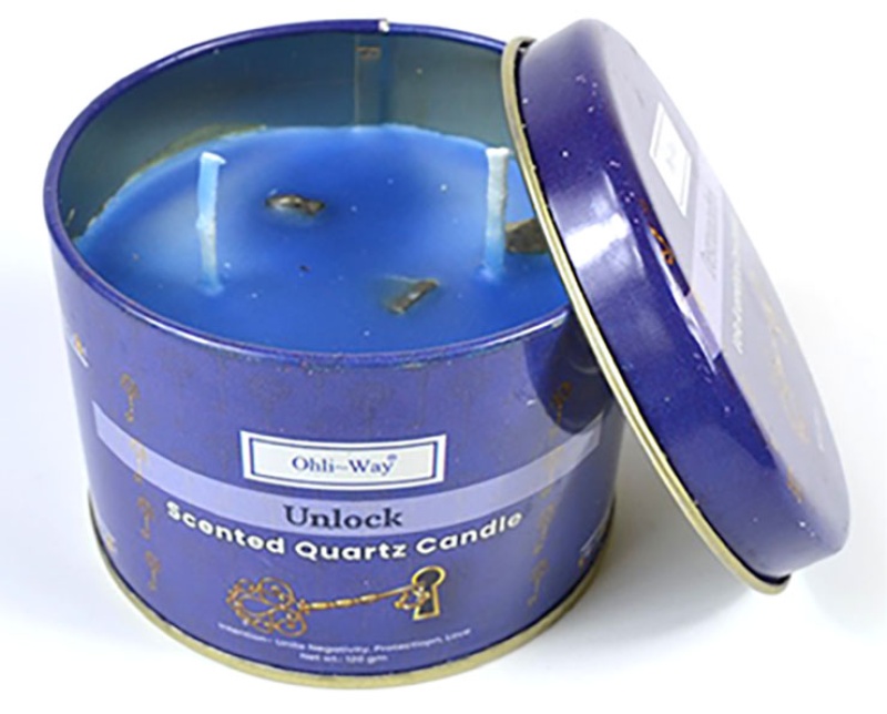 Tumeric Candle Buy Unlock Turmeric Shl Scented Candle with Crystal Chips Online