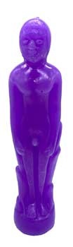 Purple Male Candle