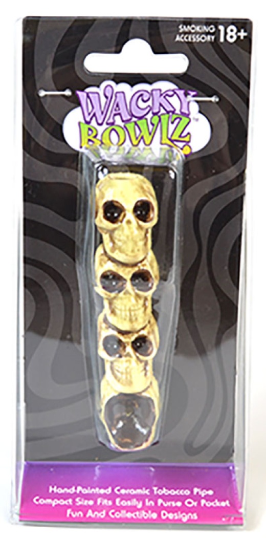3 1/2" Skulls Pipe - Unique Smoking Accessory