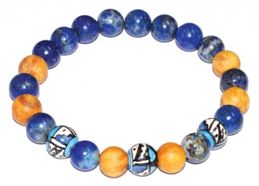 8Mm Palo Santo Lapis Bracelet - A Unique and Powerful Accessory