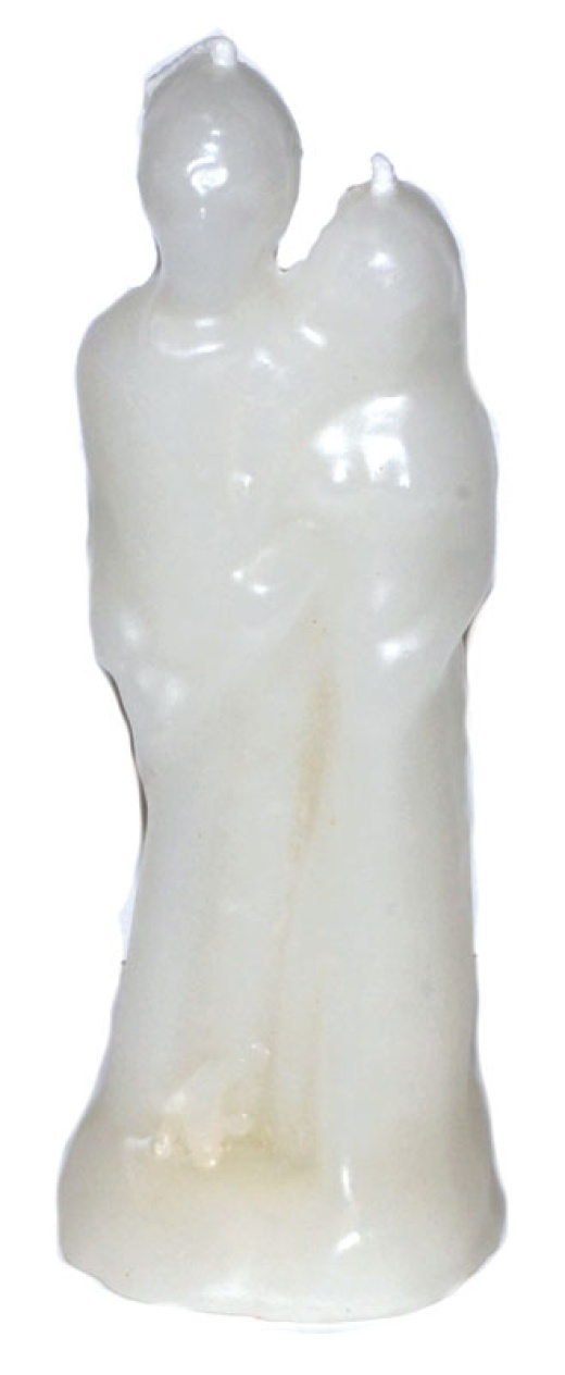 6 Inch Marriage White Candle