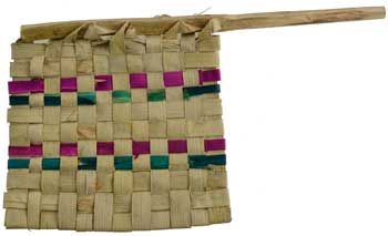 Smudge Hand Fan 6 1/2" X 4"