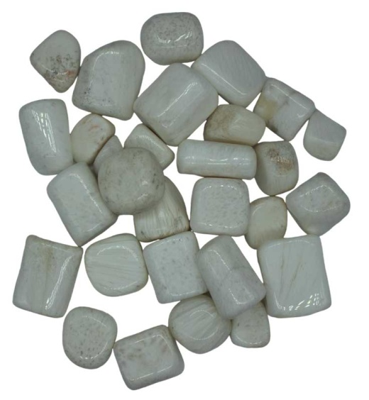 1 Lb Scolecite Tumbled Stones - Enhance Heart Chakra Energies and Cultivate Love